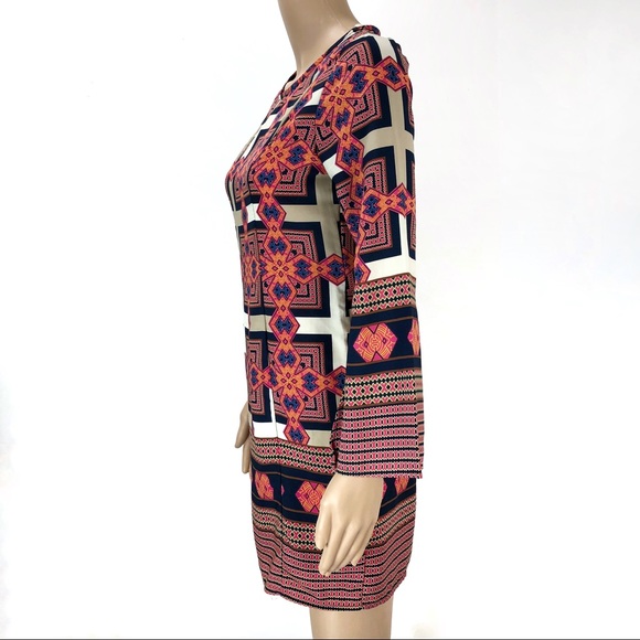 Black Bead Made in USA long sleeve dress Medium - Picture 2 of 8